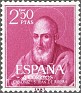 Spain 1960 Characters 2,50 Ptas Red Edifil 1293